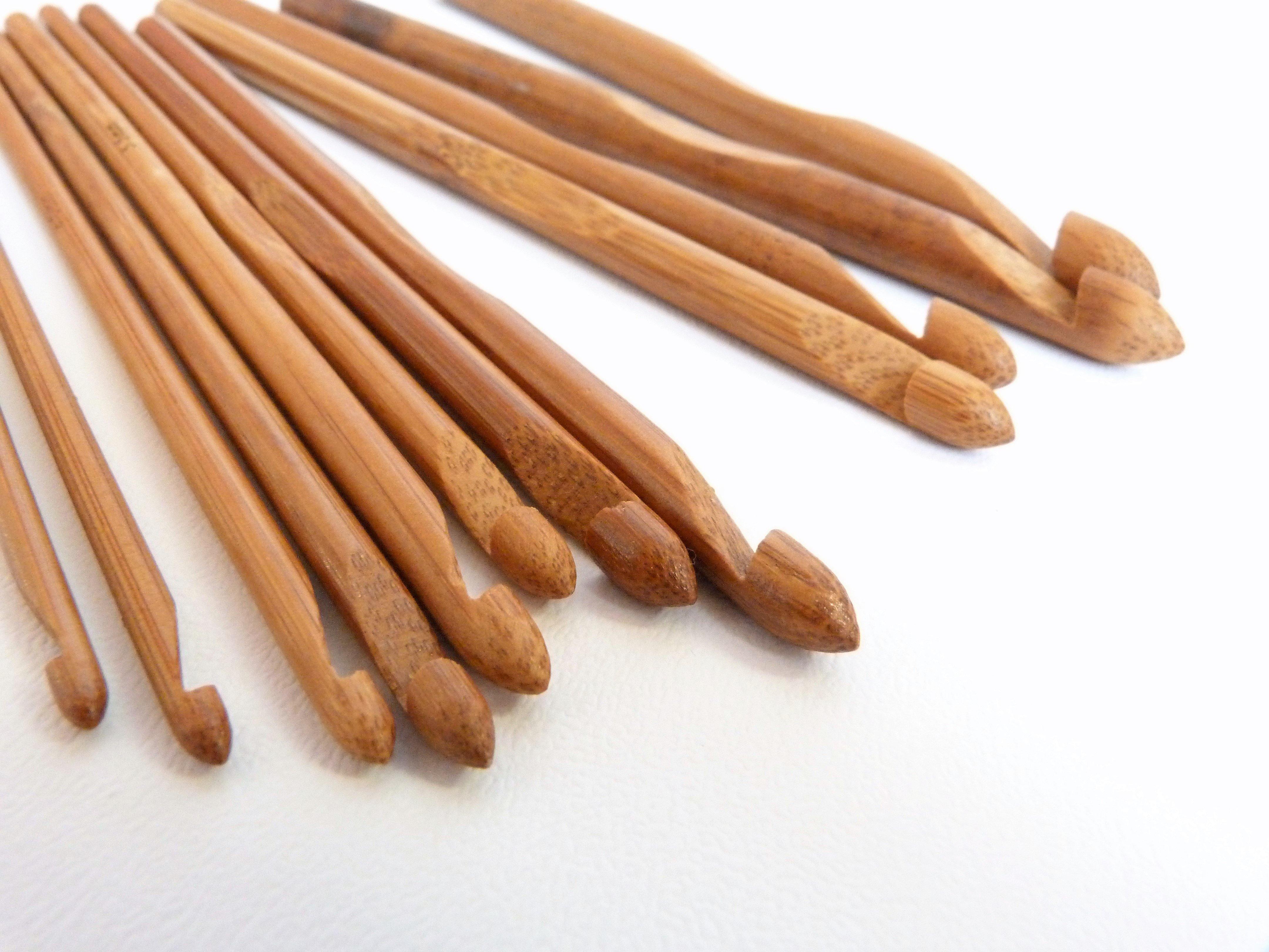 Set of 10 Bamboo Crochet Hooks. – Olganna