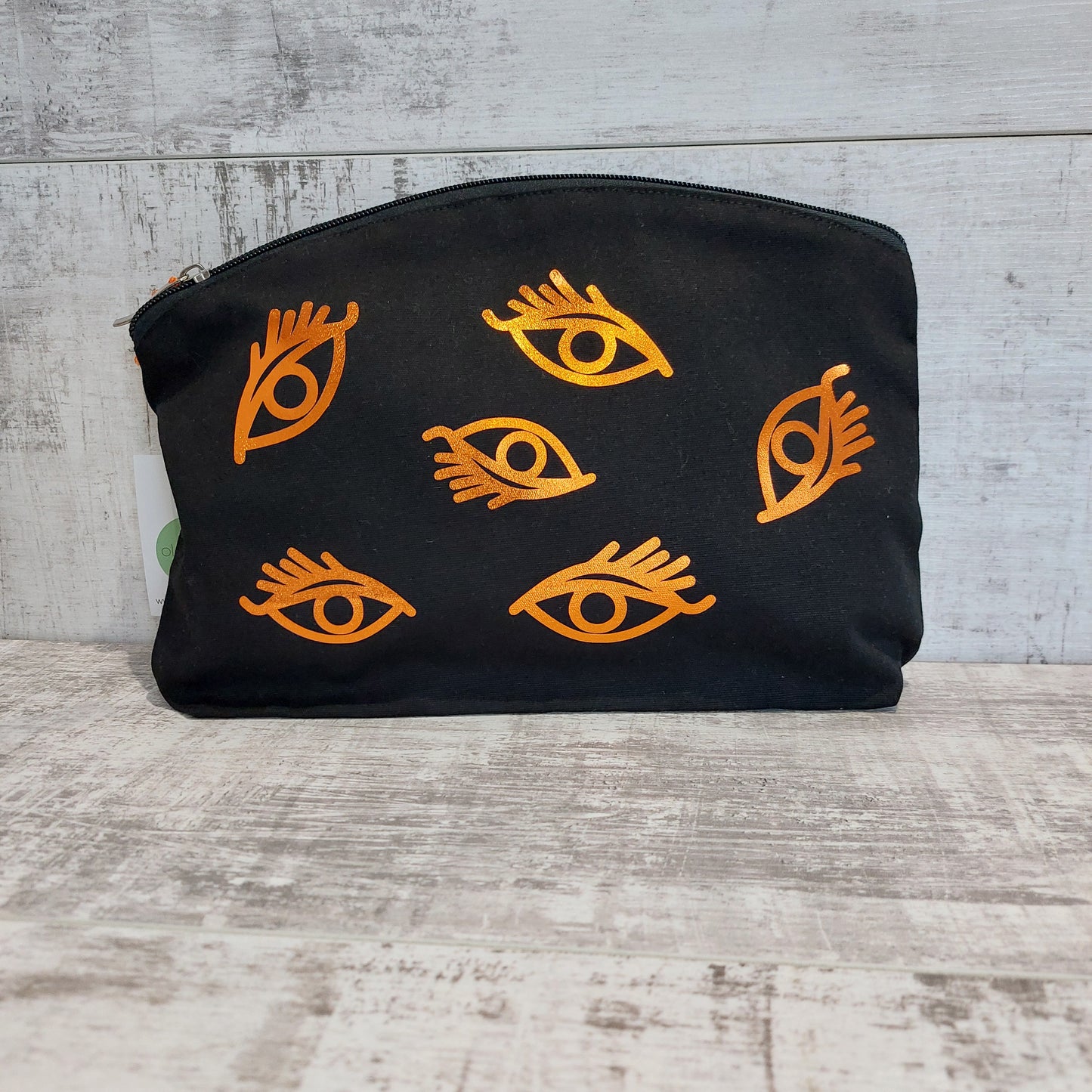 Copper eyes make up bag