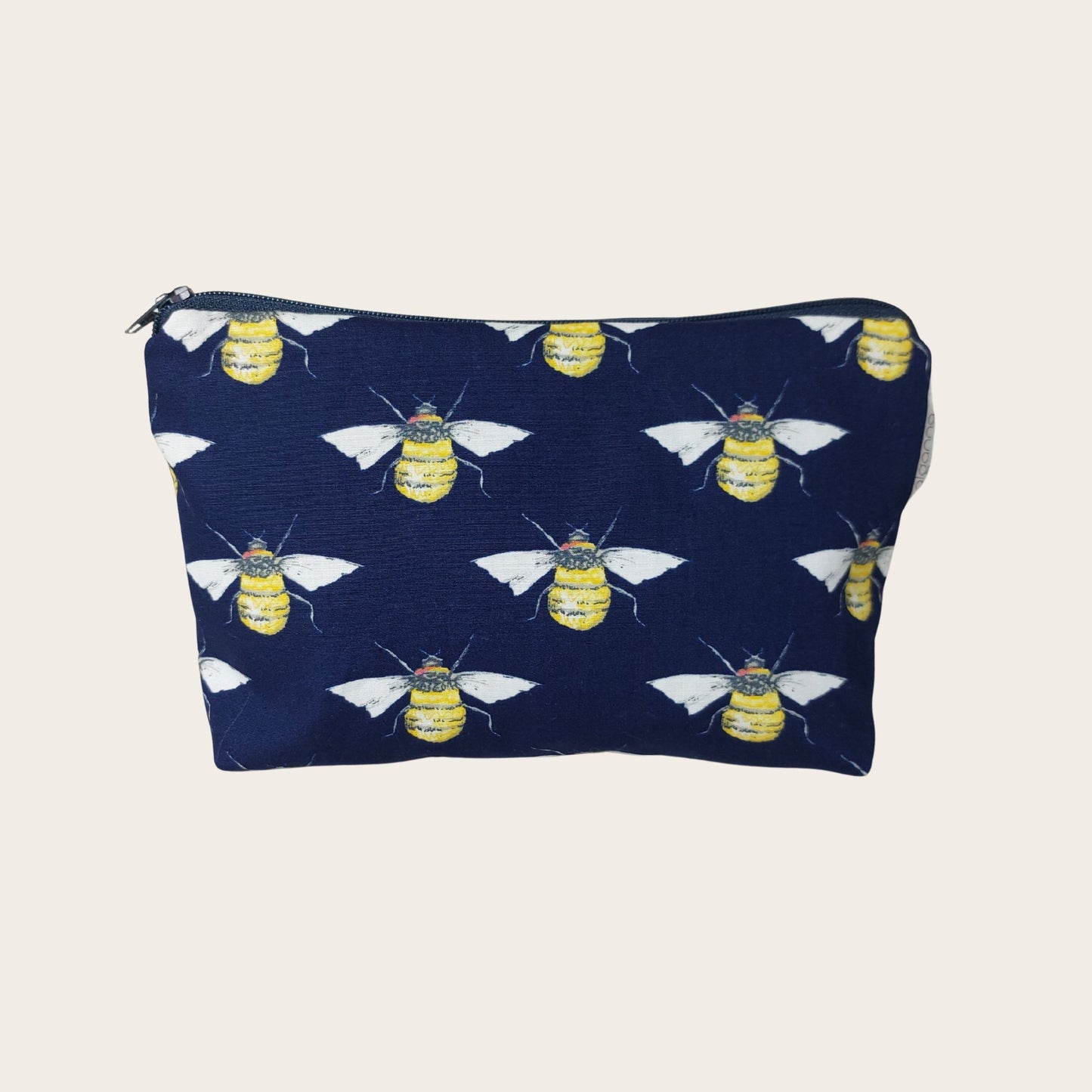 Navy Bees – Stylish & Timeless Makeup Pouch