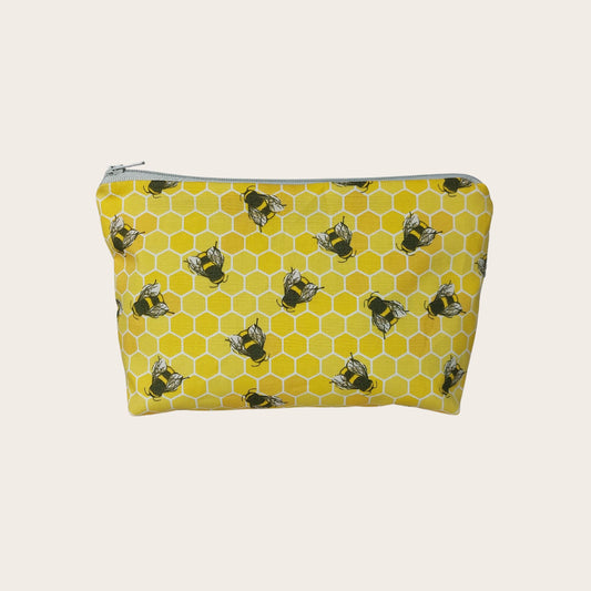 Honeycomb Bees – Cheerful & Practical Makeup Bag