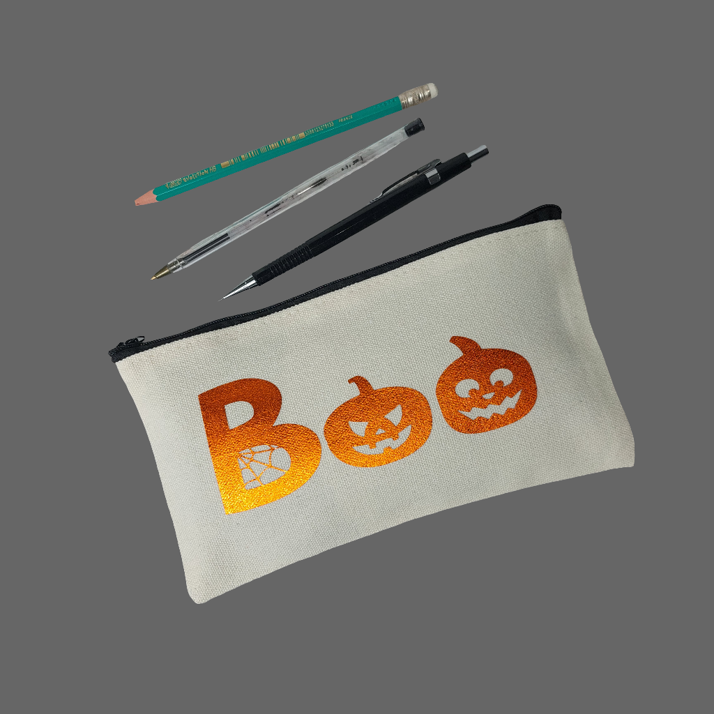 BOO! Halloween Zip Pencil Case