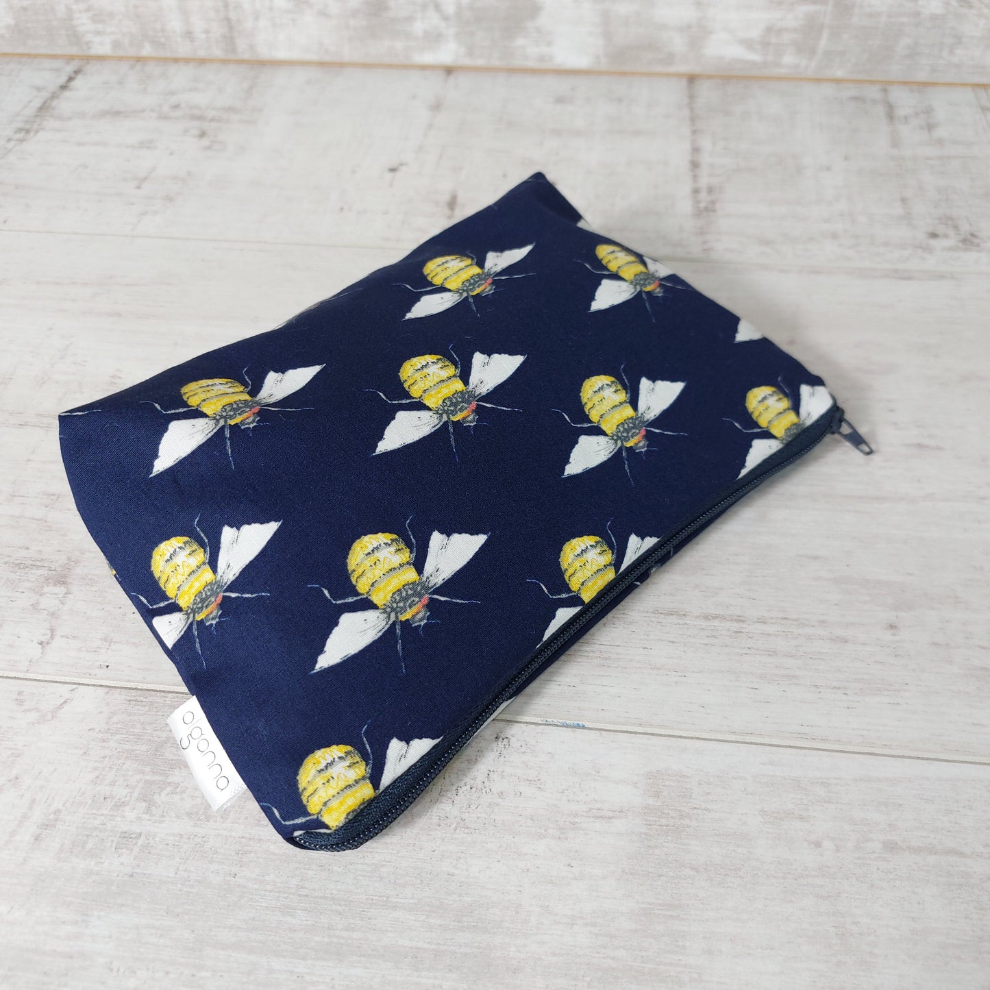 Navy Bees – Stylish & Timeless Makeup Pouch