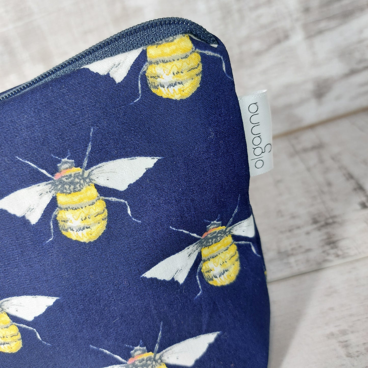 Navy Bees – Stylish & Timeless Makeup Pouch