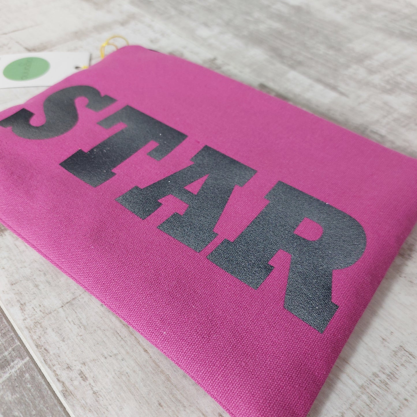 'Star' Pink Make Up Pouch with zip