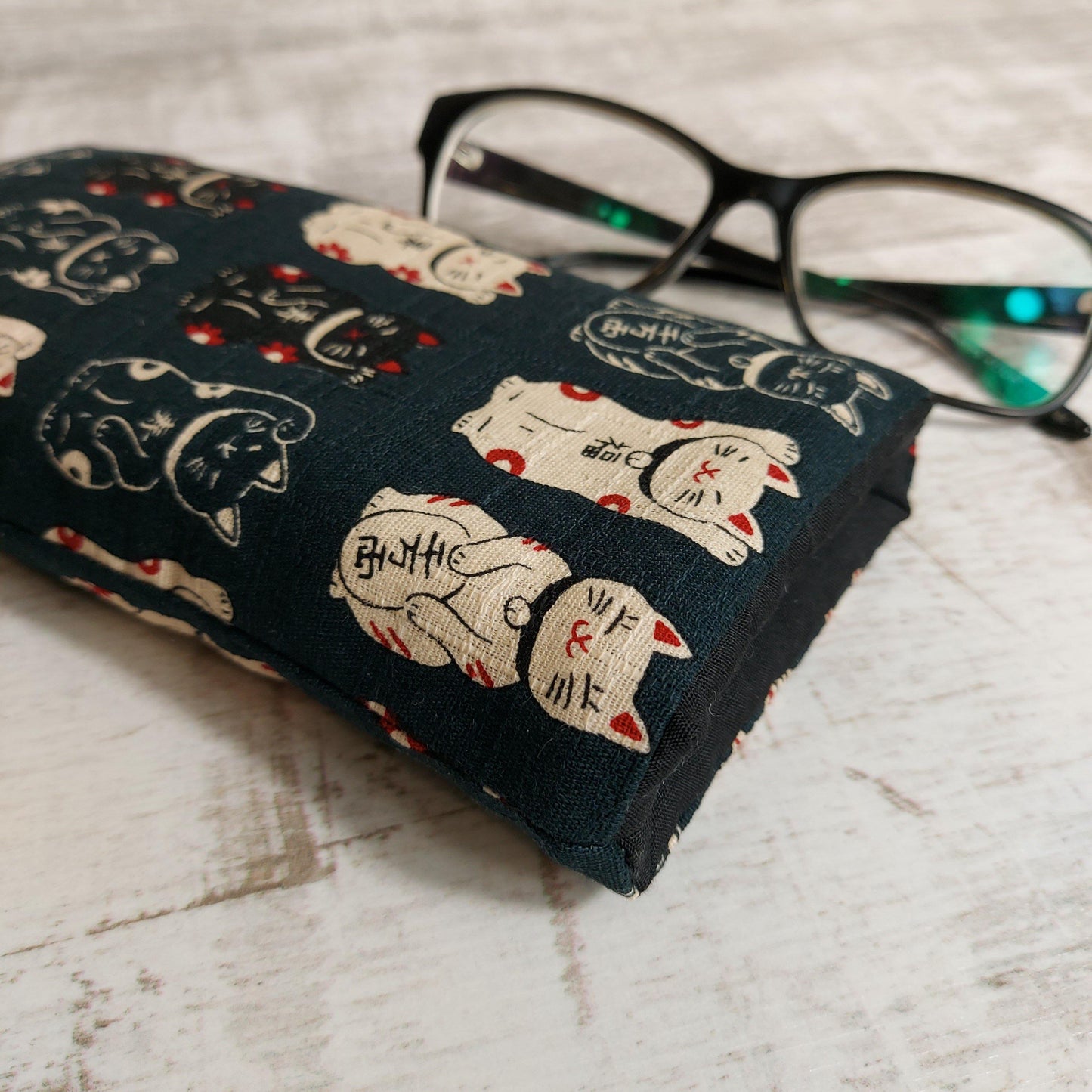 Black Cats Glasses Case - Olganna