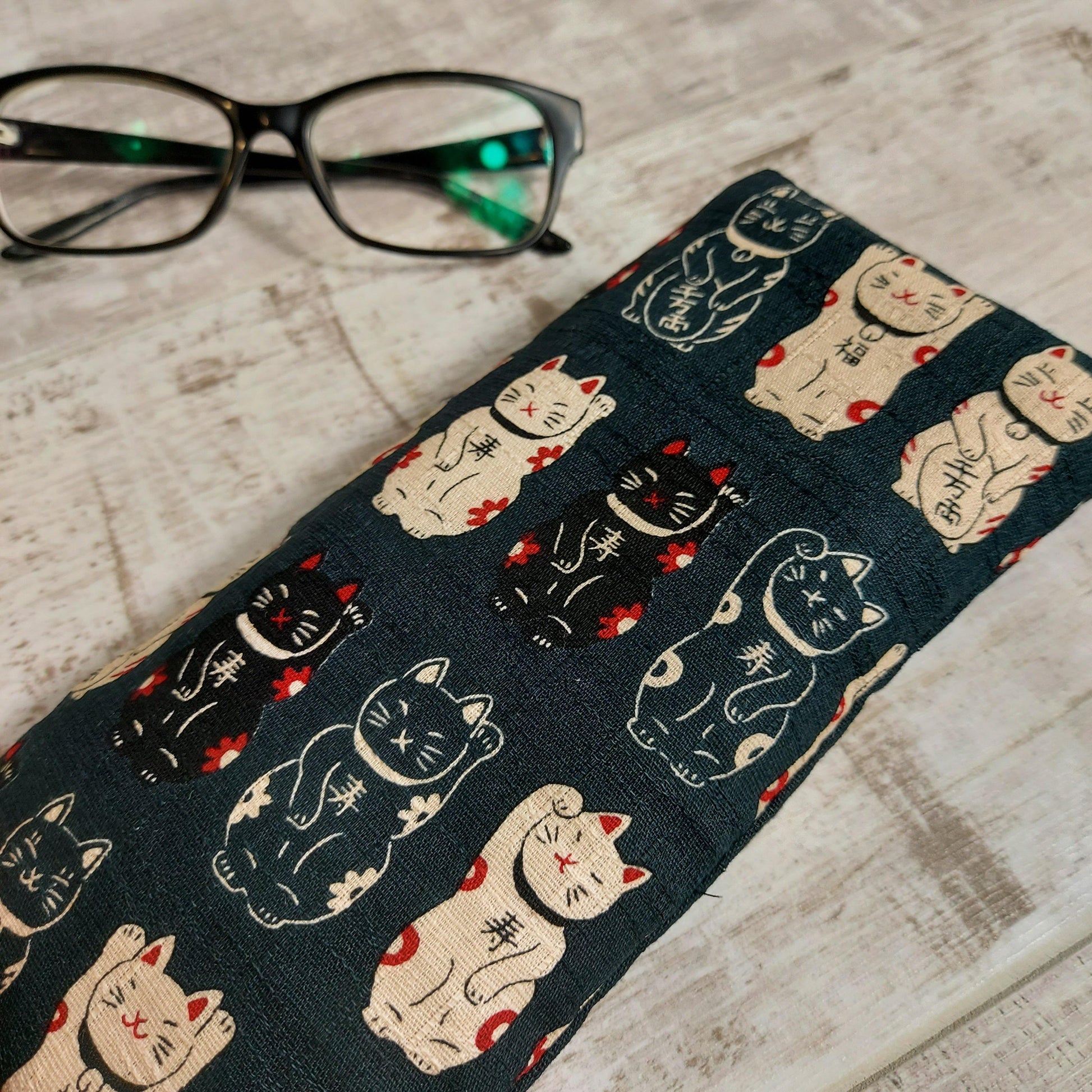 Black Cats Glasses Case - Olganna